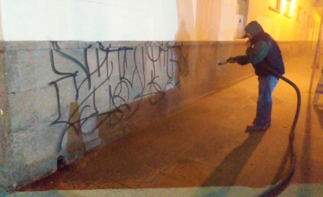 Destinan más de 400 mil pesos para retirar graffiti en la capital potosina