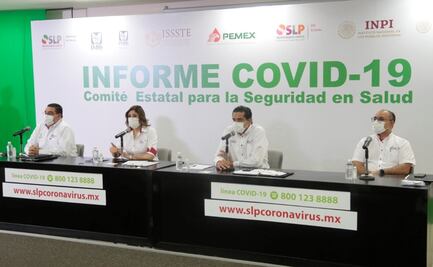 SLP registra tendencia a la baja en contagios por Covid-19: Salud estatal