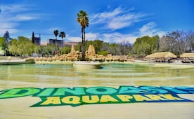 Pese a las altas temperaturas, "Dinoasis" registra baja afluencia