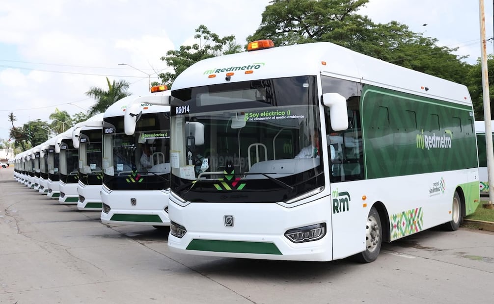 Arranca primera línea de MetroRed en Ciudad Calles; transporte será gratuito en la Huasteca. Foto: Especial