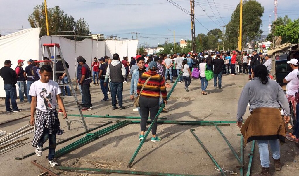 Autoridades suspenden tianguis Las Vías, por contingencia de coronavirus