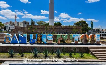 Letras monumentales de la capital se visten en honor a San Luis Rey de Francia
