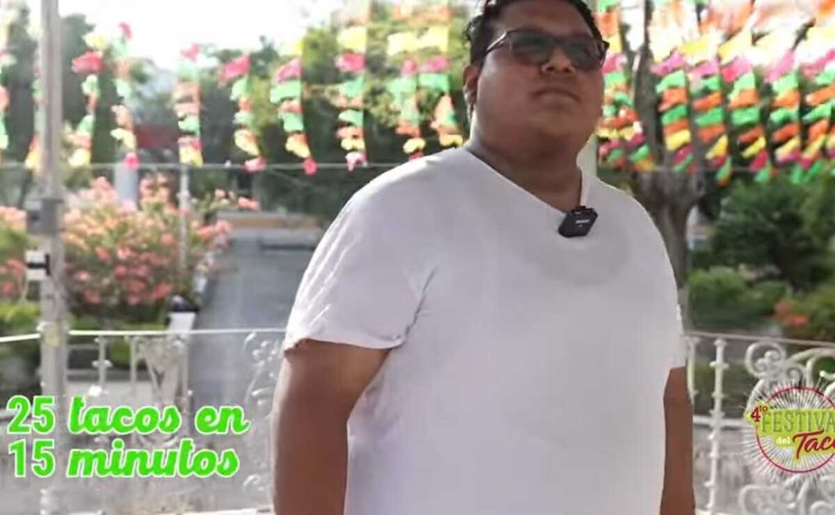 Cerritos busca al “más tragón”, que supere récord de comer 25 tacos en 15 minutos