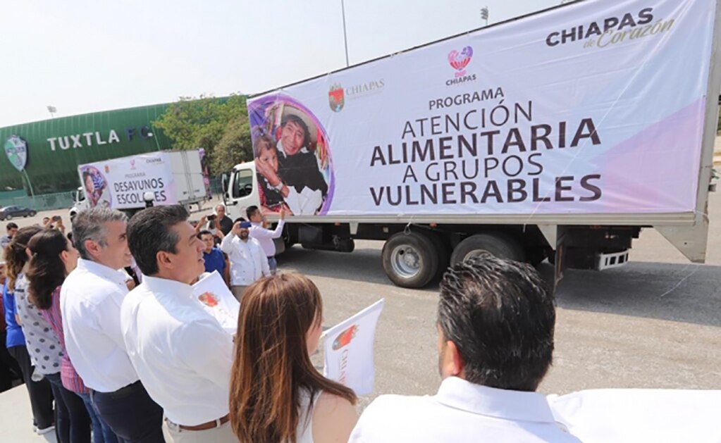 En Chiapas, alimentación nutritiva para un millón 422 mil personas de municipios pobres