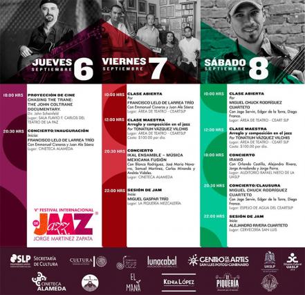 Presentan Festival Internacional de Jazz Jorge Martínez Zapata