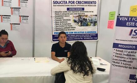 Ofertan 800 vacantes en feria de empleo industrial y de servicios