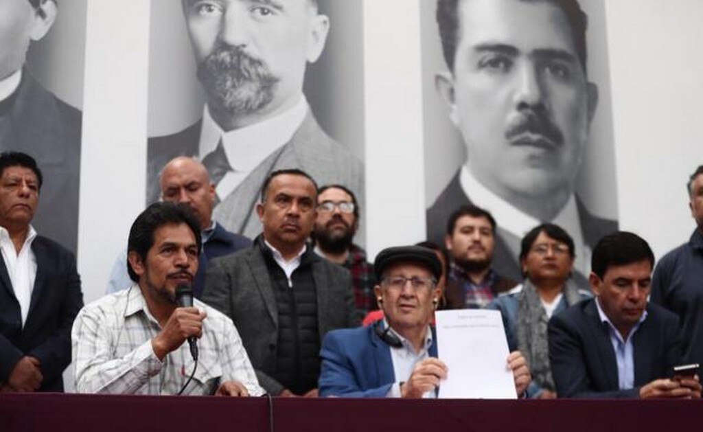 El equipo de AMLO dio a conocer los resultados de la consulta ciudadana sobre el Tren Maya. Foto: Alejandra Leyva / EL UNIVERSAL