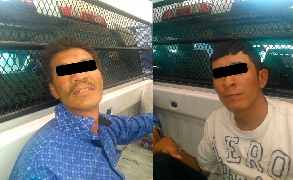 Detienen a dos con celulares, joyería y un arma blanca 