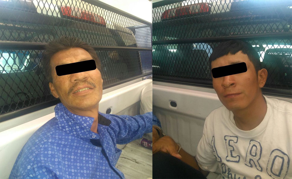 Detienen a dos con celulares, joyería y un arma blanca 