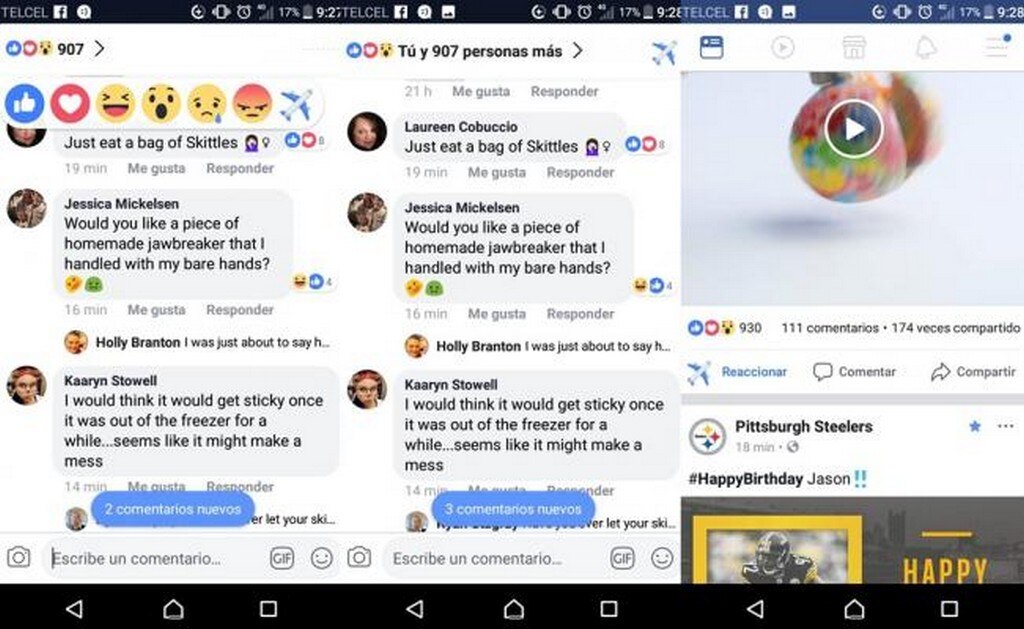 Facebook “libera” reacción con un avión el mismo día del accidente en Durango
