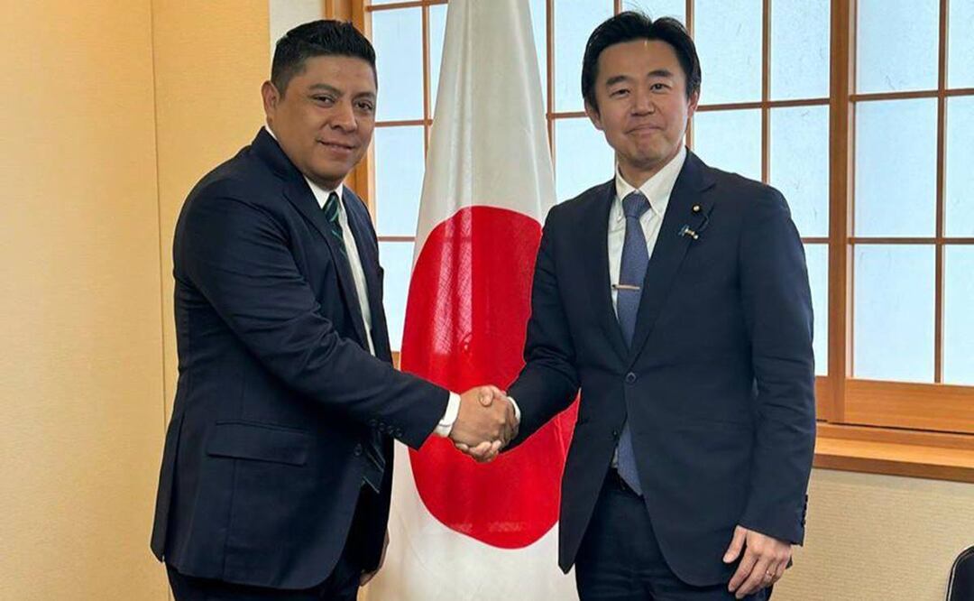 La delegación potosina se reunió con el viceministro de Relaciones Exteriores de Japón, Yasushi Hosaka, con quien se analizaron propuestas y programas destinados a impulsar el desarrollo económico y social de la entidad. Foto: Especial