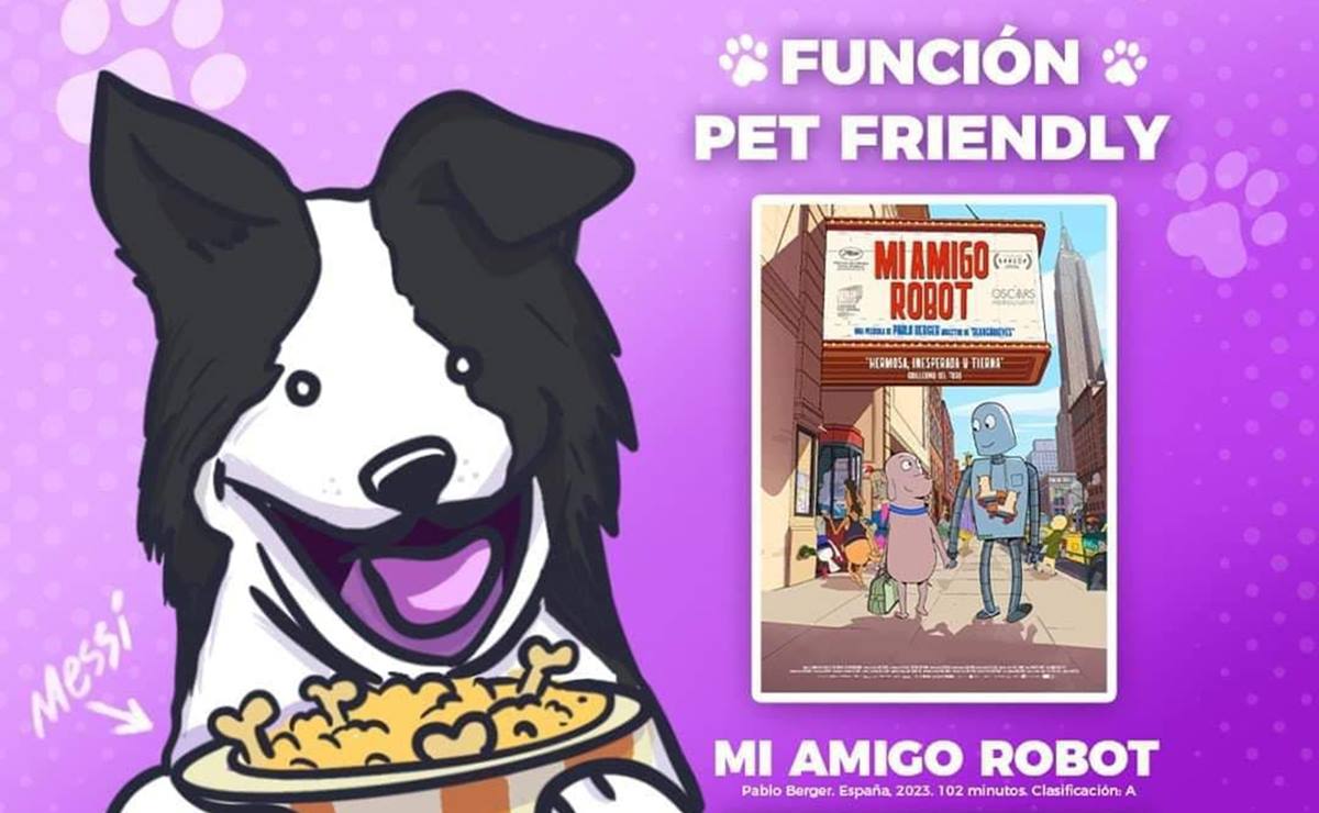 La función pet friendly se desarrollará en punto de las 20:00 horas en la cineteca ubicada en avenida Universidad #575 en el Centro Histórico de la capital potosina. Foto: Especial