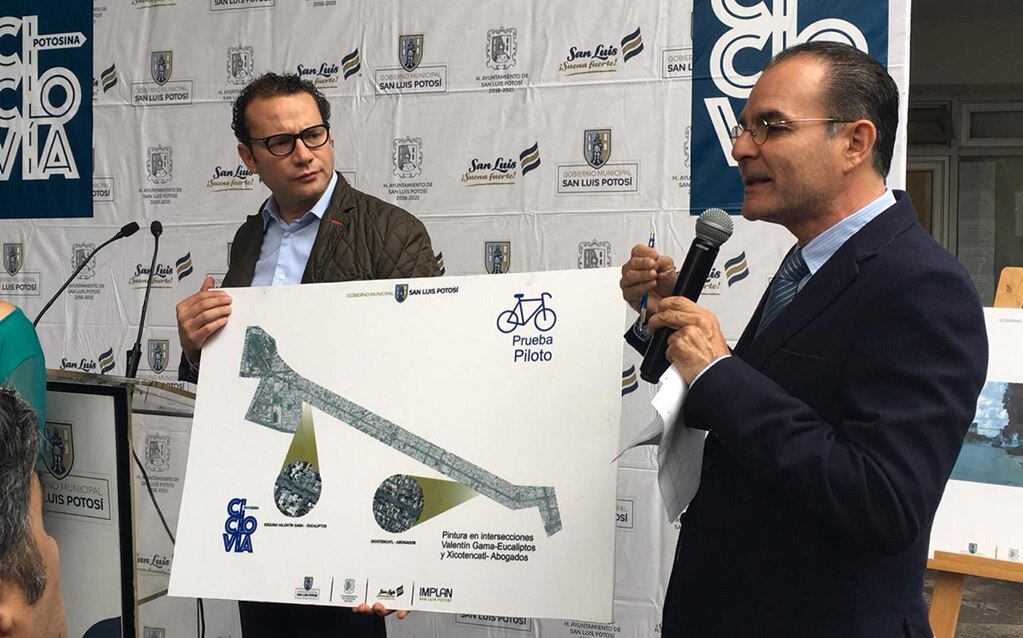 Presentan proyecto de ciclovía potosina
