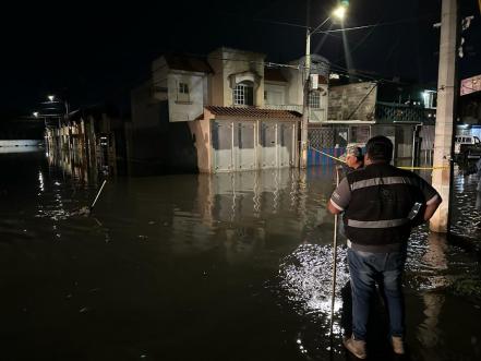 Lluvias del fin de semana en SLP causaron estragos en viviendas y vehículos