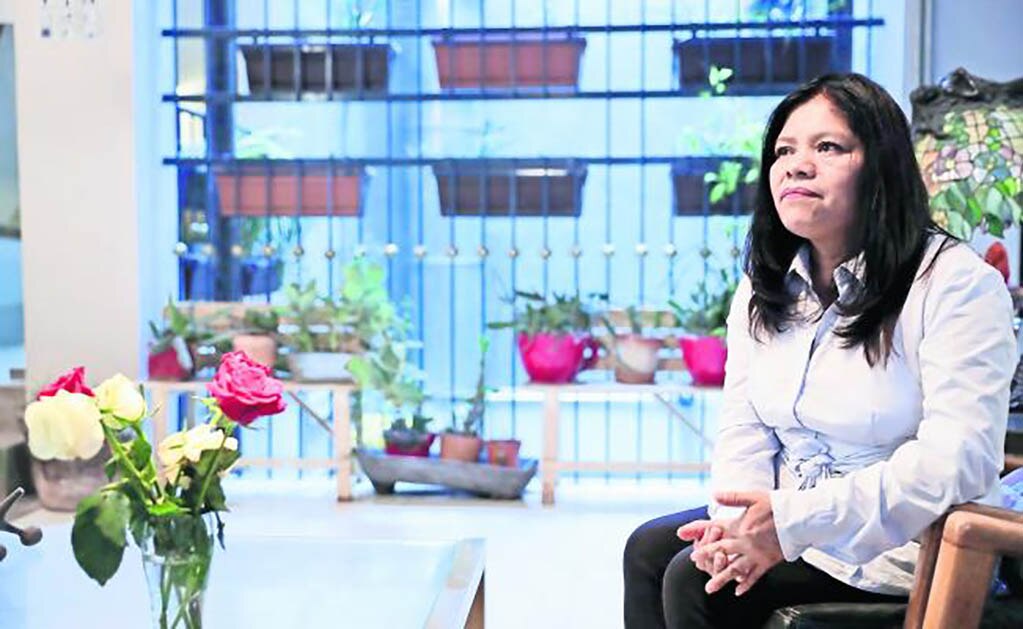 Marcelina Bautista, Secretaria del Sindicato de Trabajadores del Hogar. IVÁN STEPHENS. EL UNIVERSAL