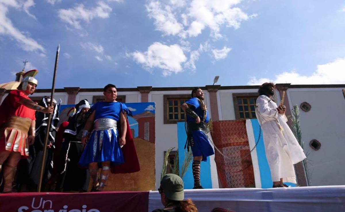 Vuelve la Pasión de Cristo a San Juan de Guadalupe, tradición religiosa de más de 60 años en SLP