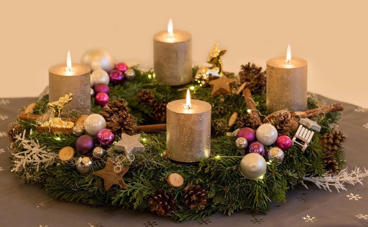 Verdadero significado de la Corona de Adviento navideña