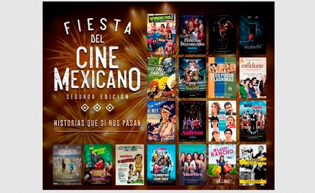 ¡Fiesta en el cine!, podrás ver estas películas por 20 pesos
