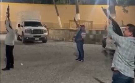 VIDEO. Director de Obras Públicas de Tampamalón dispara al aire; fiscalía de SLP investiga el hecho