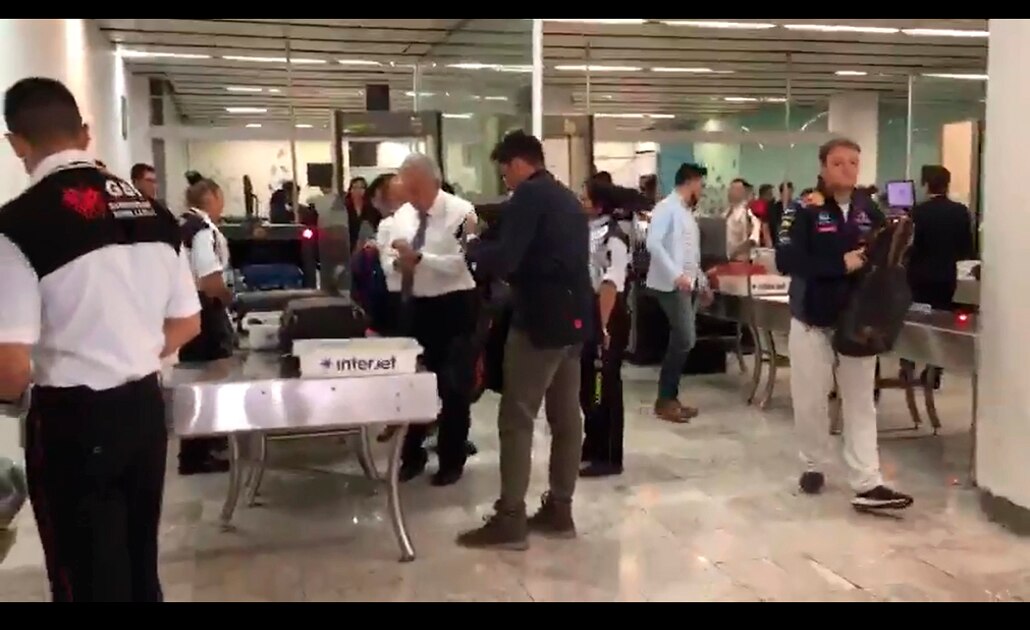 Intensifican revisión y detección de explosivos en vuelo de AMLO