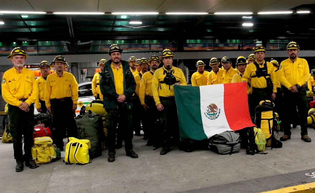 Mexicanos viajan a Canadá para apoyar en combate de incendios forestales