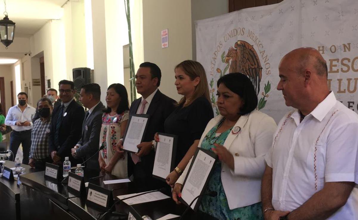 Gobierno, Congreso y Poder Judicial de SLP firman convenio de colaboración para convocatoria a la Ley de Consulta Indígena 