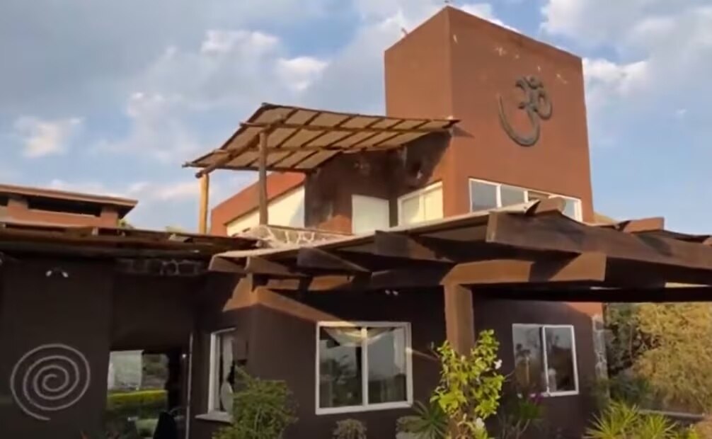 Casa del presidente del Senado, Gerardo Fernández Noroña, en Tepoztlán. Foto: Captura de pantalla.