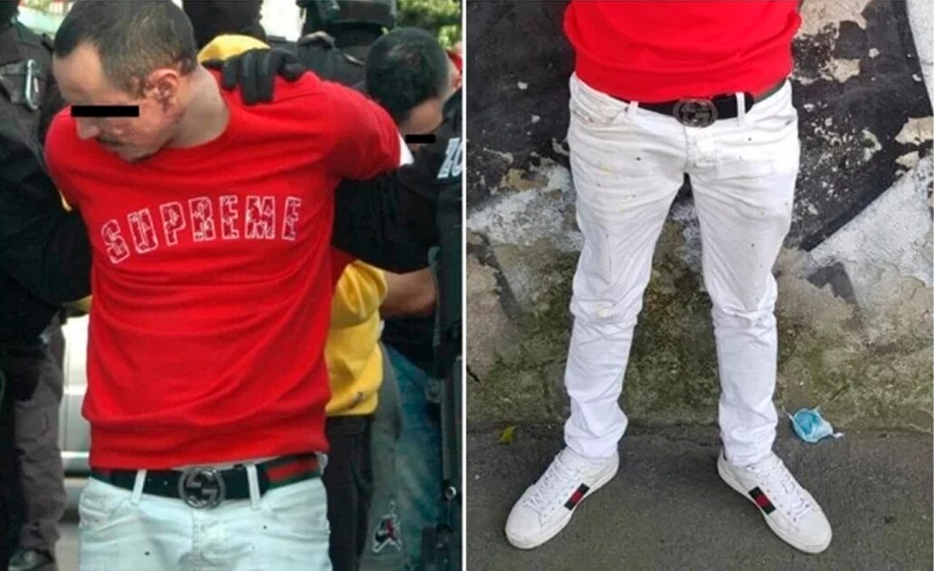"El Bandido", operador de la Unión Tepito, cayó vestido de Gucci y Louis Vuitton