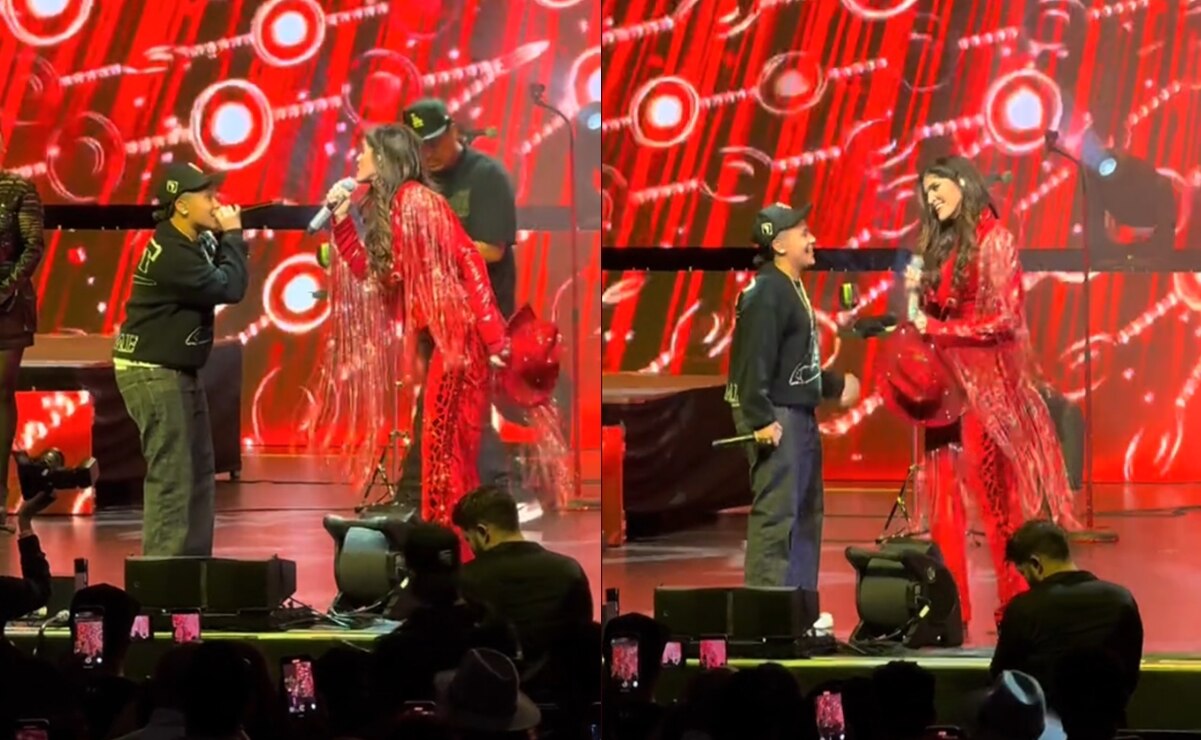 Ana Bárbara pide segunda oportunidad para Yahritza y Su Esencia en el escenario y reciben abucheos