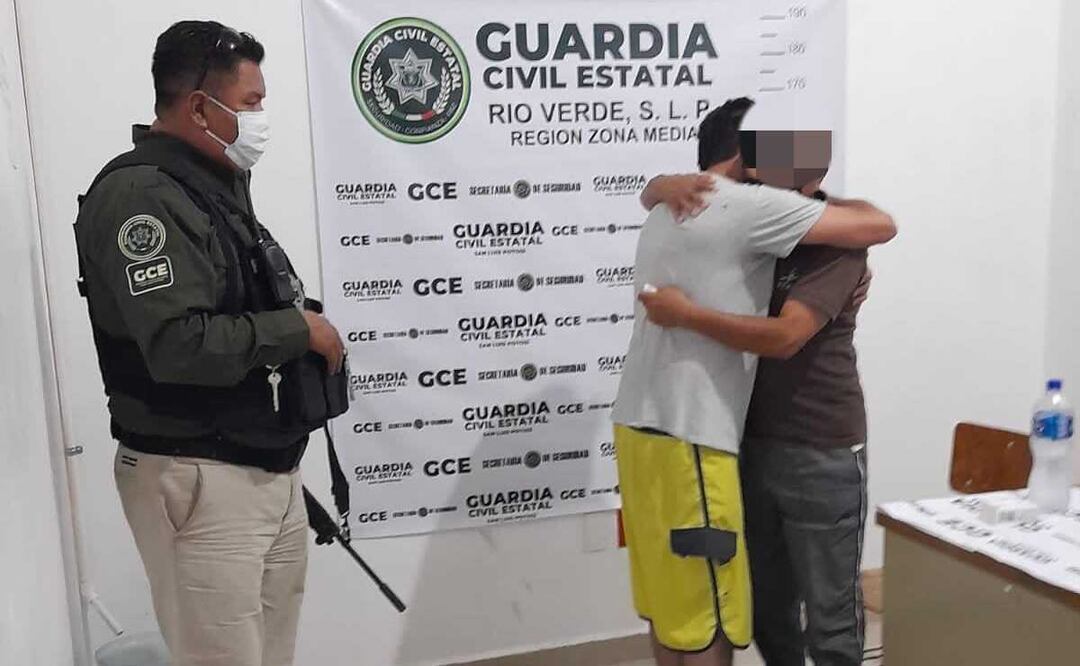 El hombre privado de la libertad fue reencontrado con sus familiares. Foto: Especial