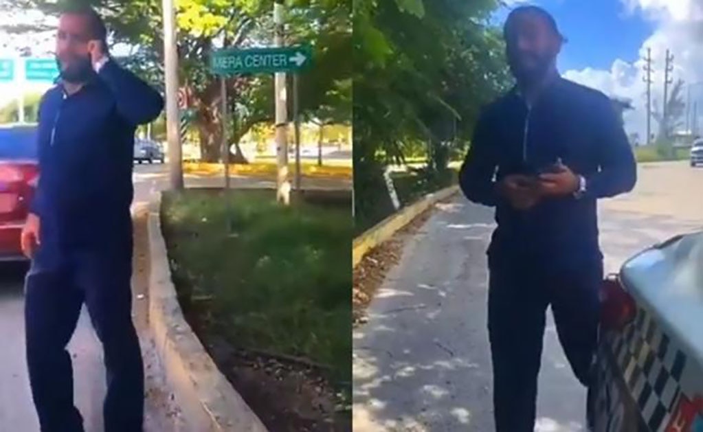 Supuesto funcionario intenta “charolear” a policías de Cancún; lo llaman #LordPapi