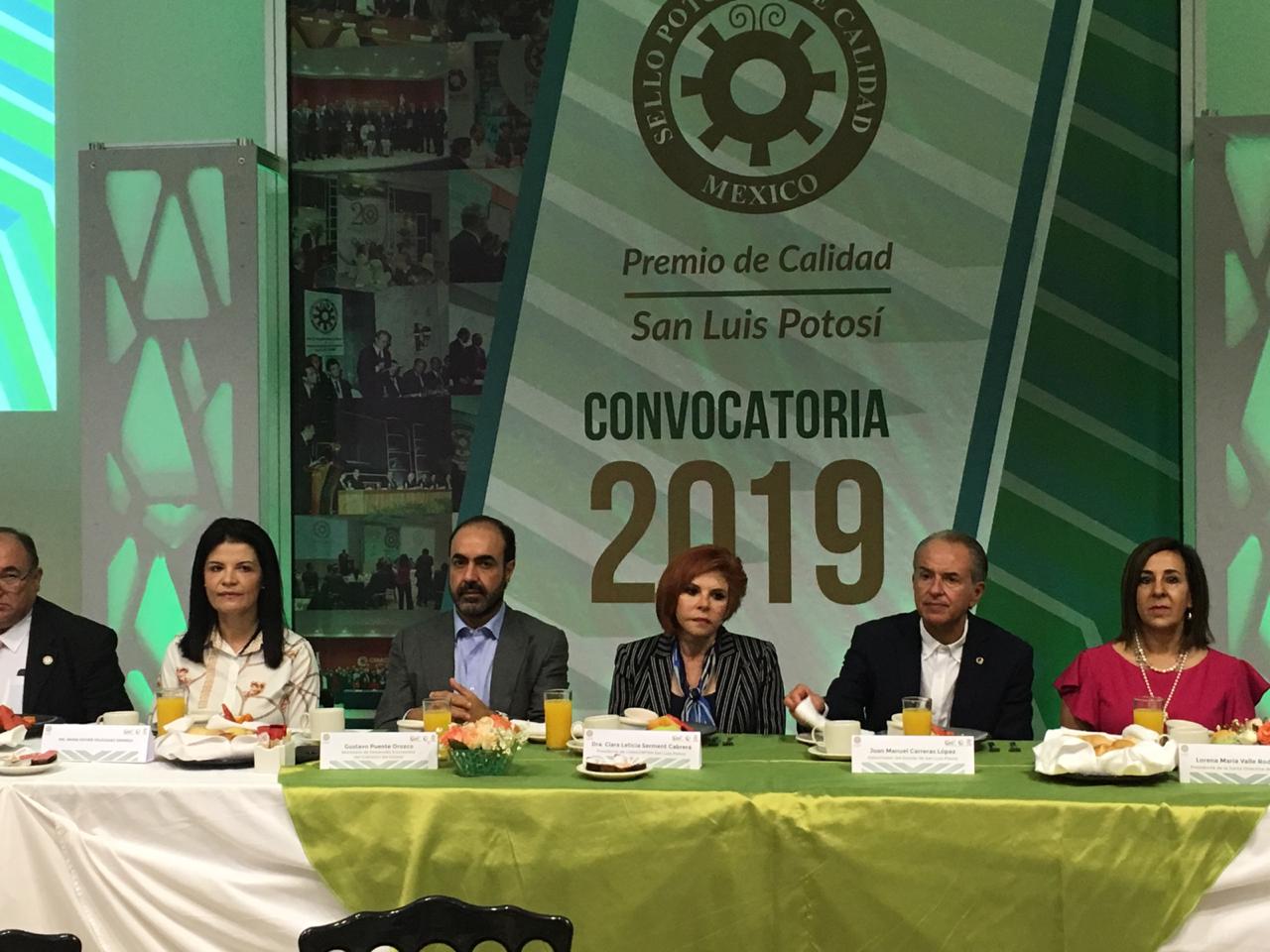 Convocan a Premio de Calidad 2019