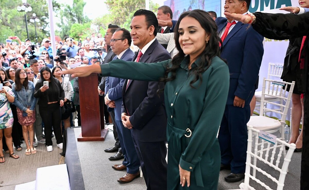 Villa de Pozos inicia su historia como municipio en SLP; su alcaldesa rinde protesta