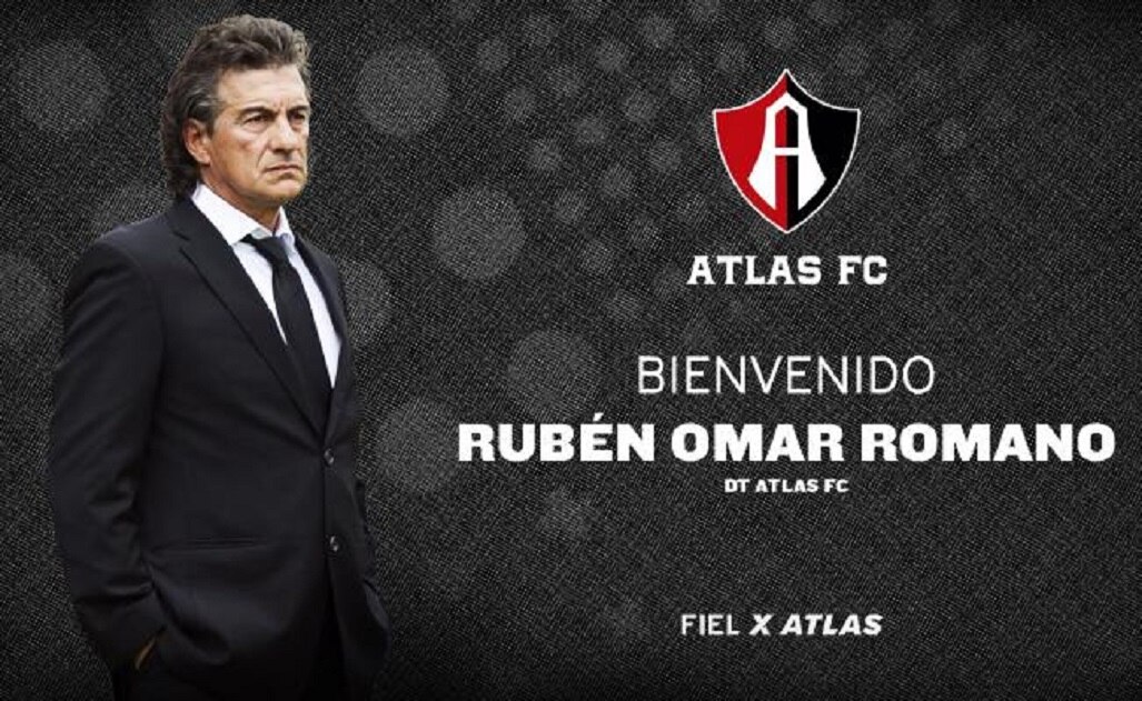 Rubén Omar Romano, nuevo DT del Atlas