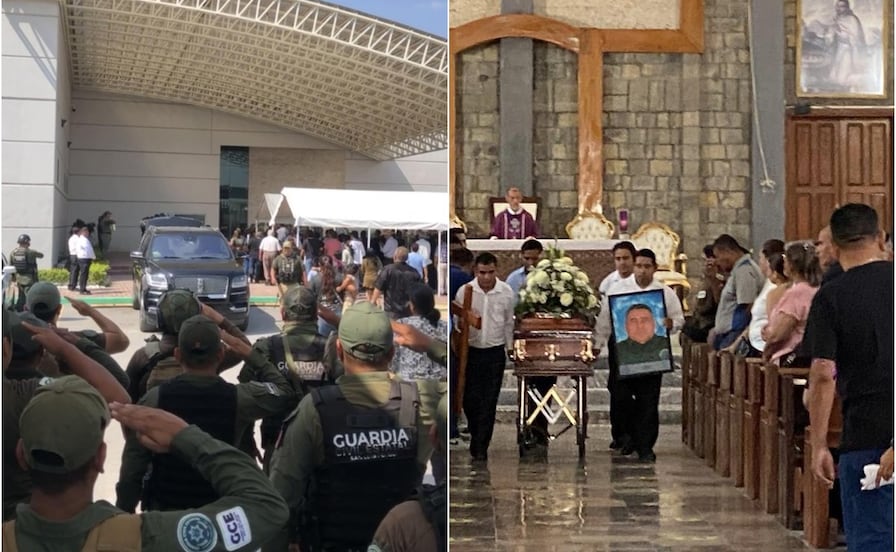 Rinden homenaje en Ciudad Valles a policía que murió en ataque armado en Villa Juárez 
