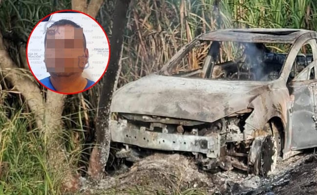 Detienen a sujeto por feminicidio tras intentar simular un accidente vial en Tamasopo