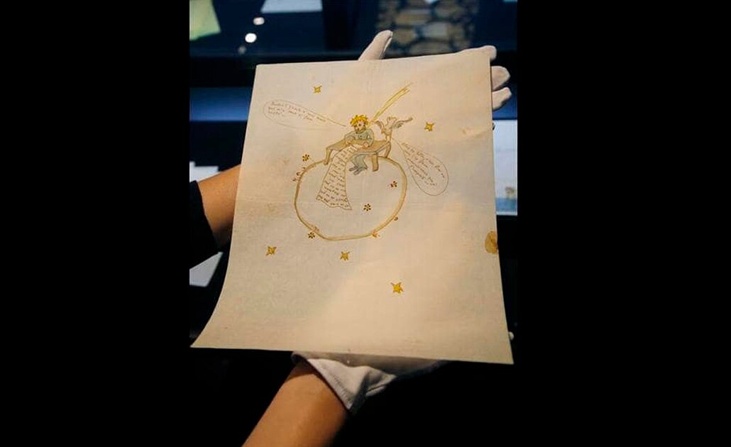 Subastan carta de amor ilustrada por el autor de "El Principito"