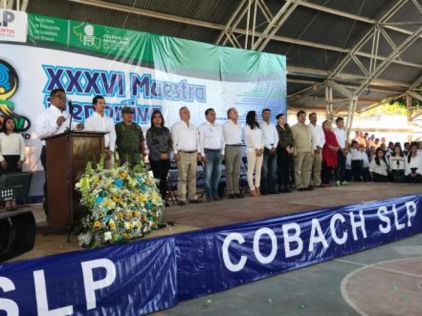 Inauguran la XXXVI Muestra Deportiva 2019 del COBACH