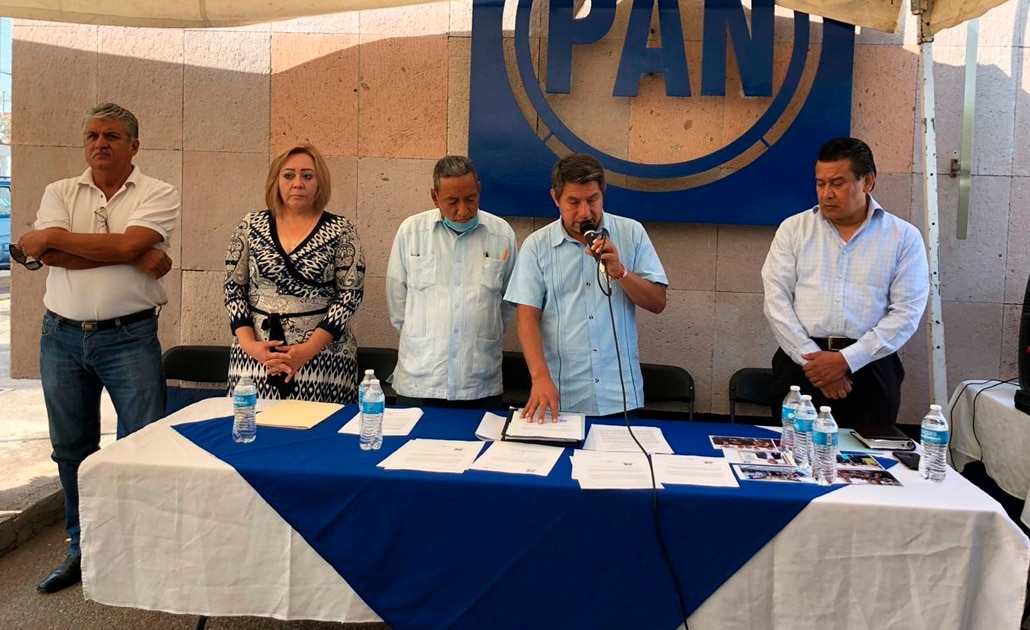 Panistas inconformes con renovación de comité de Soledad amenazan con plantón