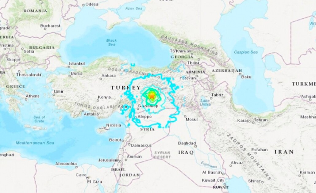El sismo meció el distrito de Sivrice, en la provincia de Elazig, Turquía (Foto: USGS)