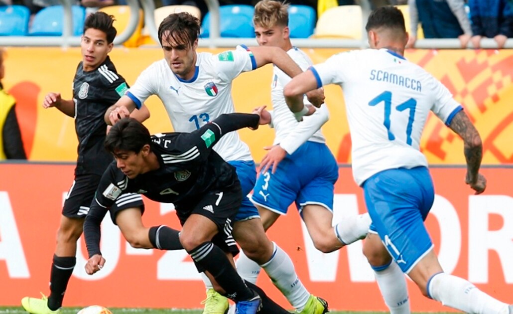 Amargo debut del Tri en el Mundial Sub-20 ante Italia