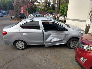 Accidente de tránsito deja dos lesionados 