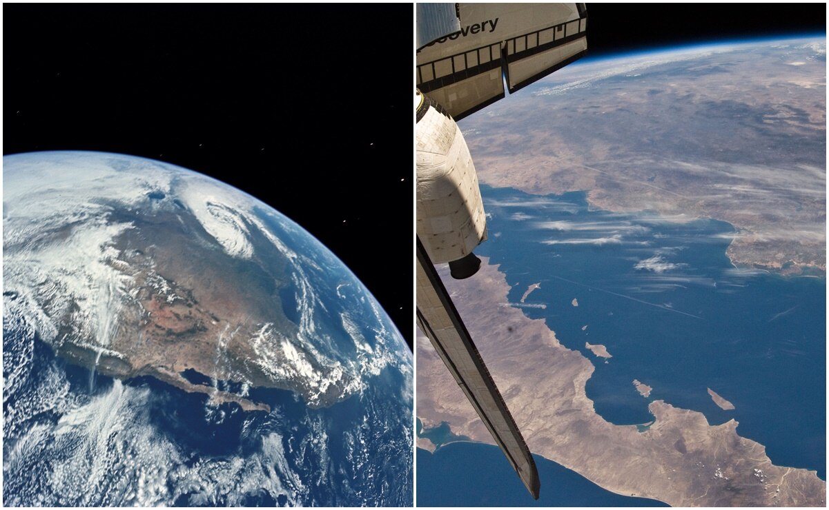 Vista de México desde la Estación Espacial Internacional en 2016. Foto: X NASA.
