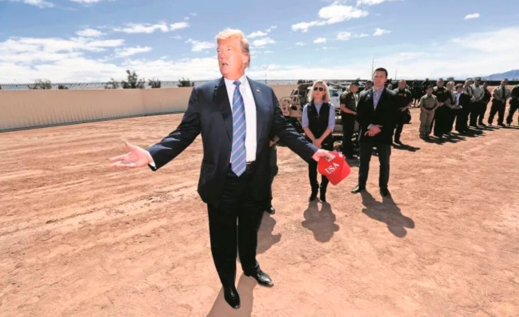 Muro en la frontera con México obtuvo el visto bueno: Trump