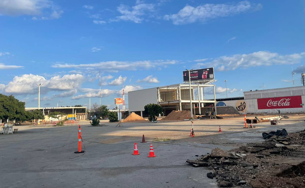 Plaza las Huastecas, así avanza la construcción del nuevo centro comercial en Soledad