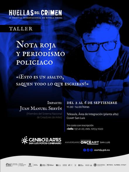 Celebran cuarto Festival Internacional de Novela Negra en SLP