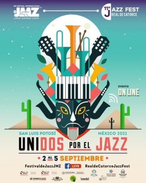 Por tercera ola, festival “Unidos por el Jazz” será virtual en SLP