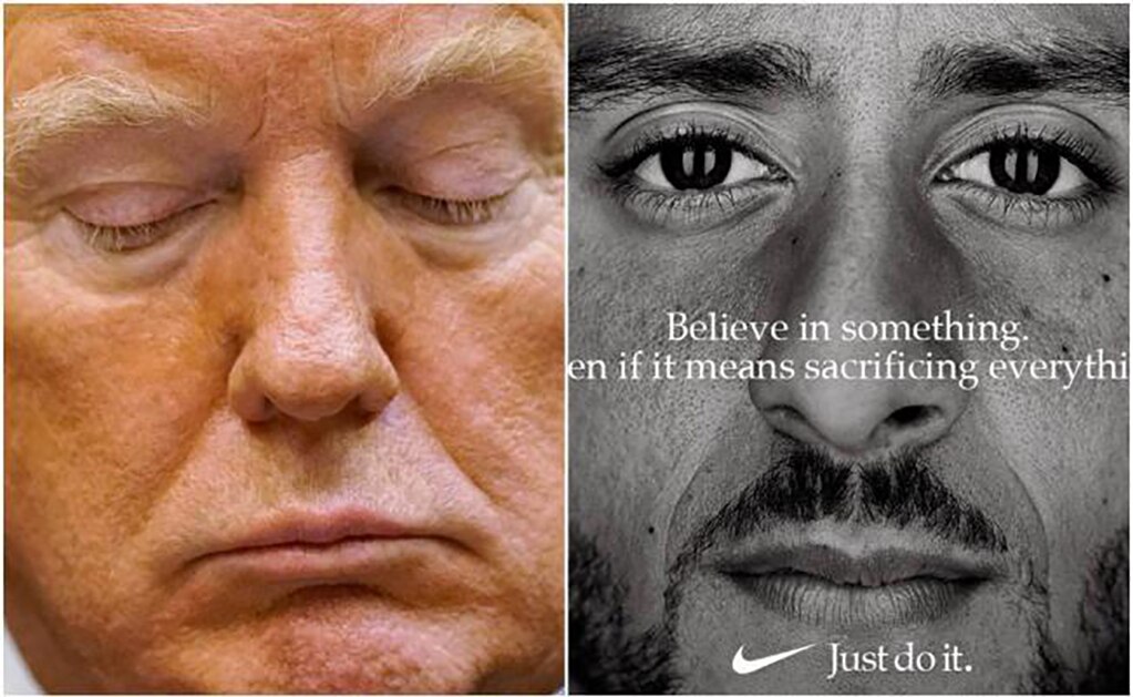 Trump carga contra Nike tras publicidad con Kaepernick