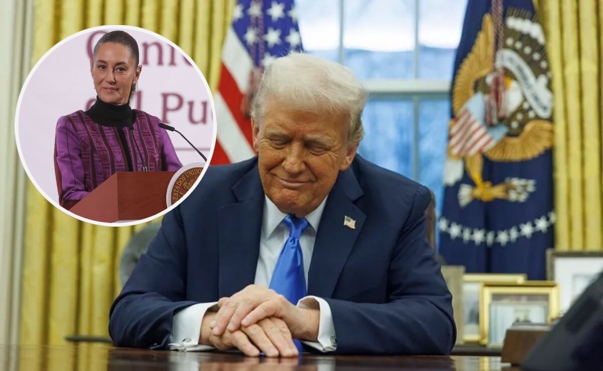 México no pagará aranceles de productos que estén en T-MEC, informa Trump tras llamada con Sheinbaum