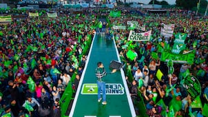 Partido Verde reúne a más de 50 mil personas y muestra músculo político en SLP